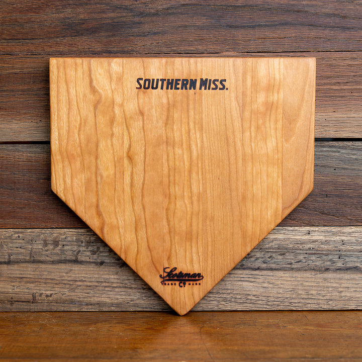 Cherry Southern Miss Home Plate Serving Board