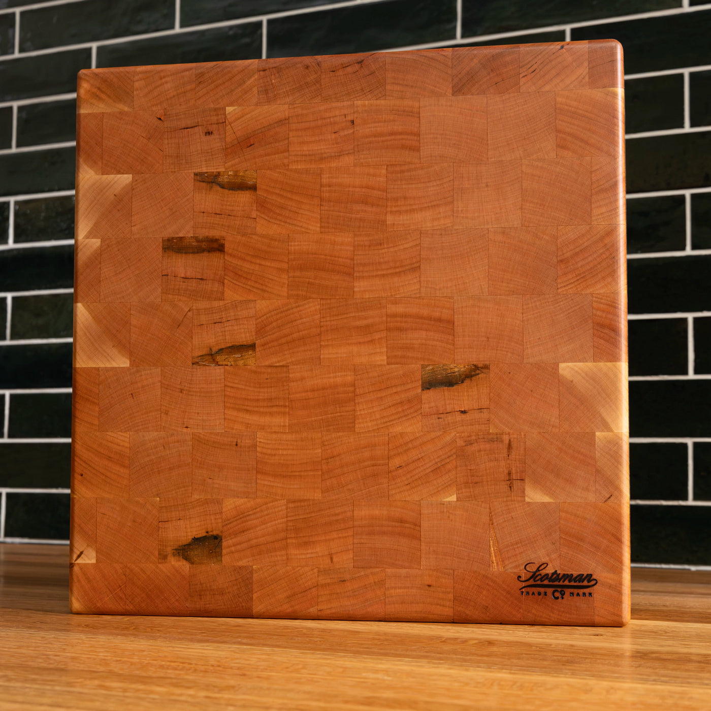 Butcher Block Square Cherry End Grain Square Butcher Block – Laurel Mercantile