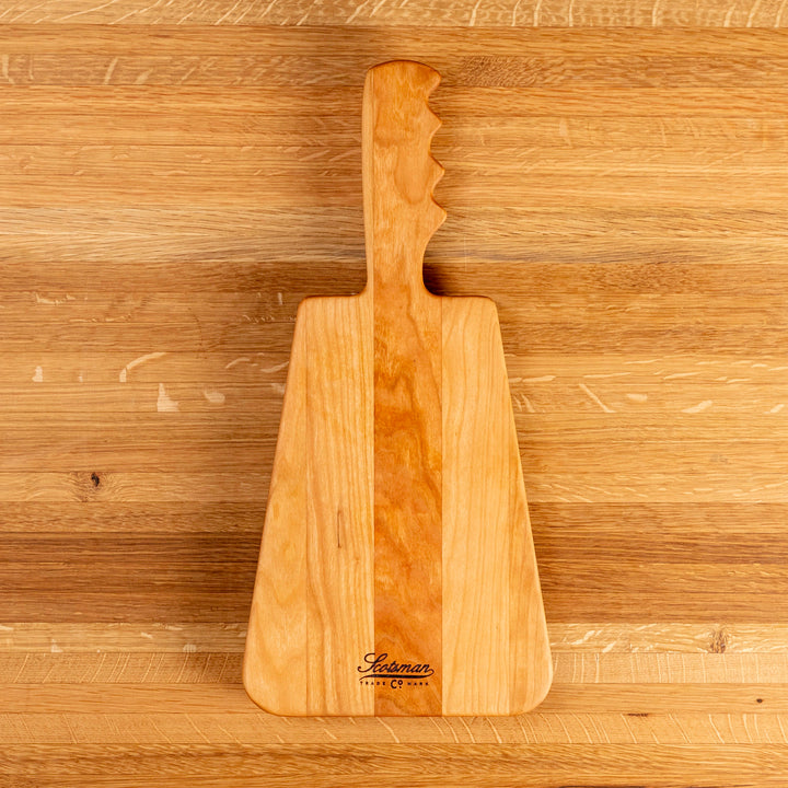 Cherry Cowbell Serving Board | Mississippi State Stacked