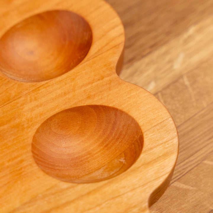 Cherry Scalloped Deviled Egg Tray