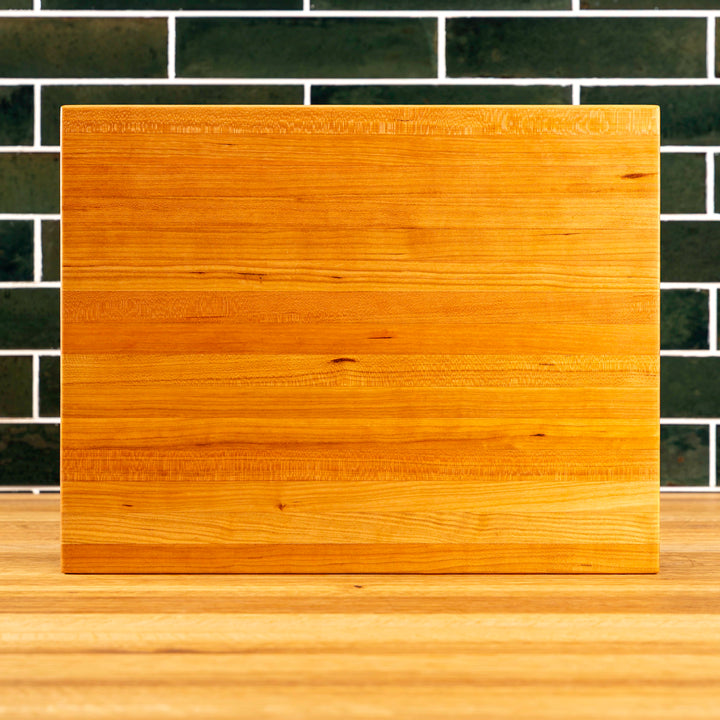 Cherry Mississippi State Butcher Block | Bully with Flag