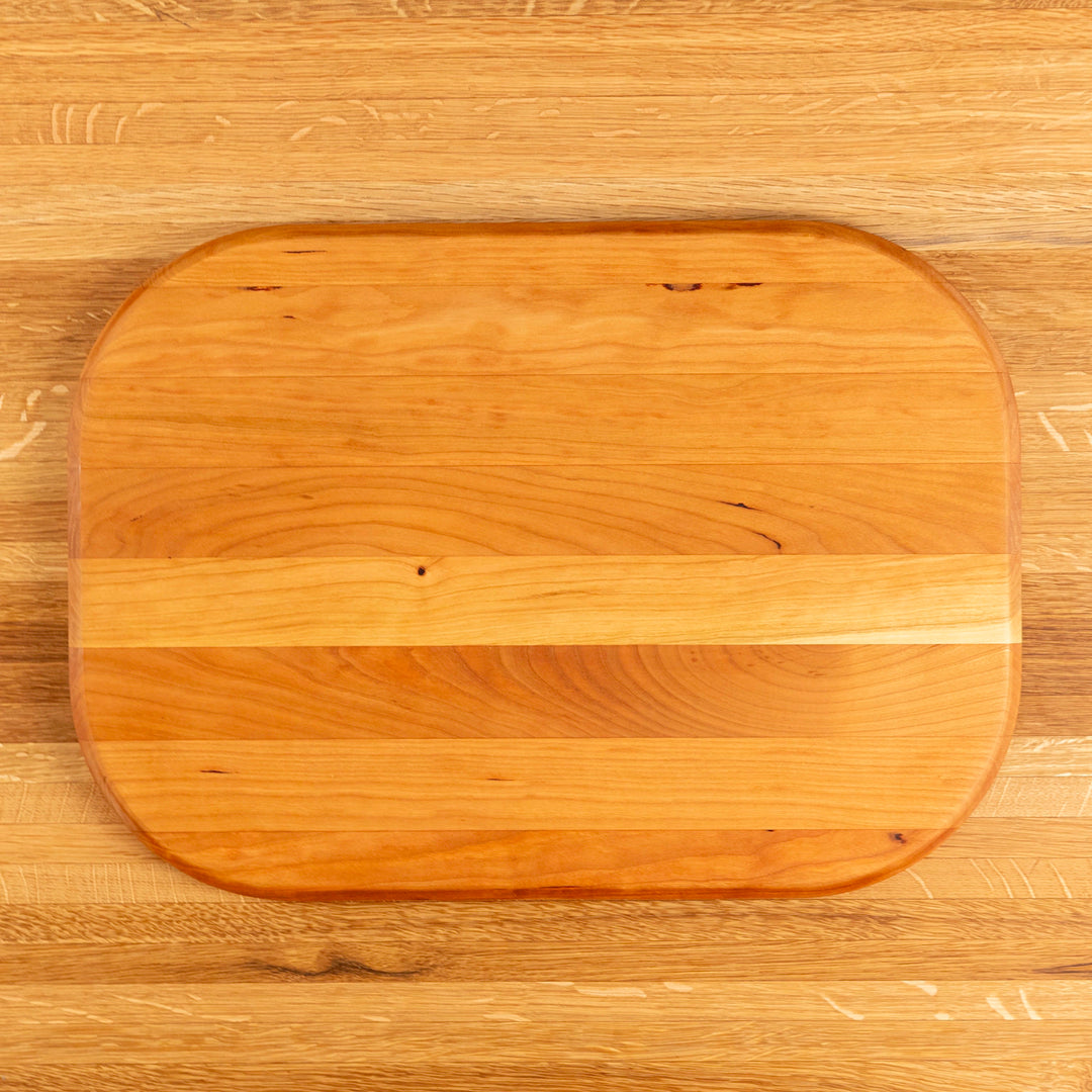 Cherry Rectangle Serving Board with Juice Groove