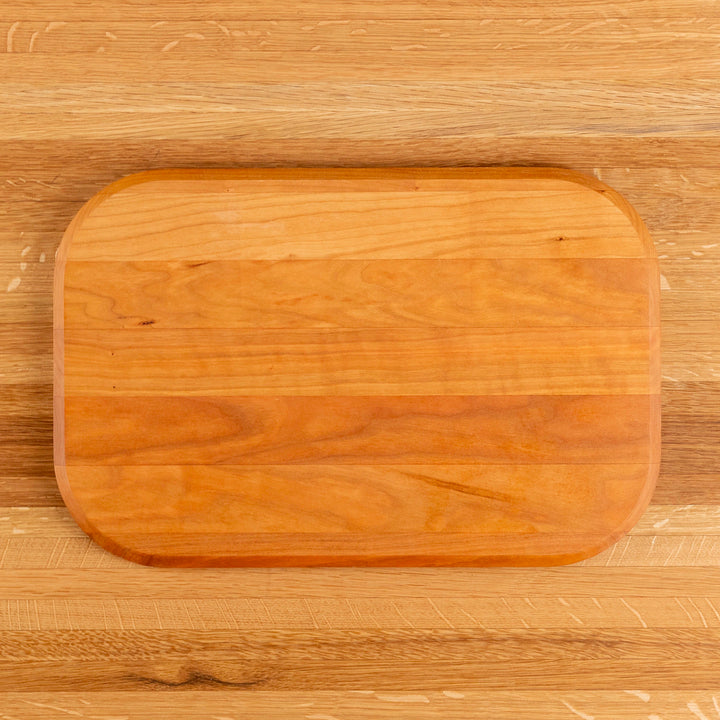 Cherry Rectangle Serving Board with Juice Groove