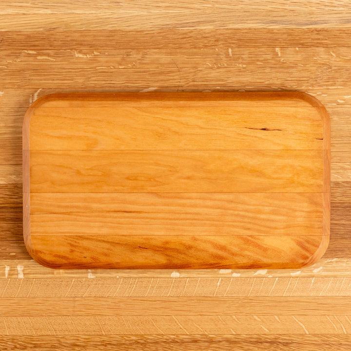 Cherry Rectangle Serving Board with Juice Groove