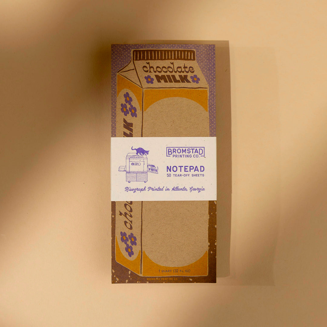 Chocolate Milk Notepad