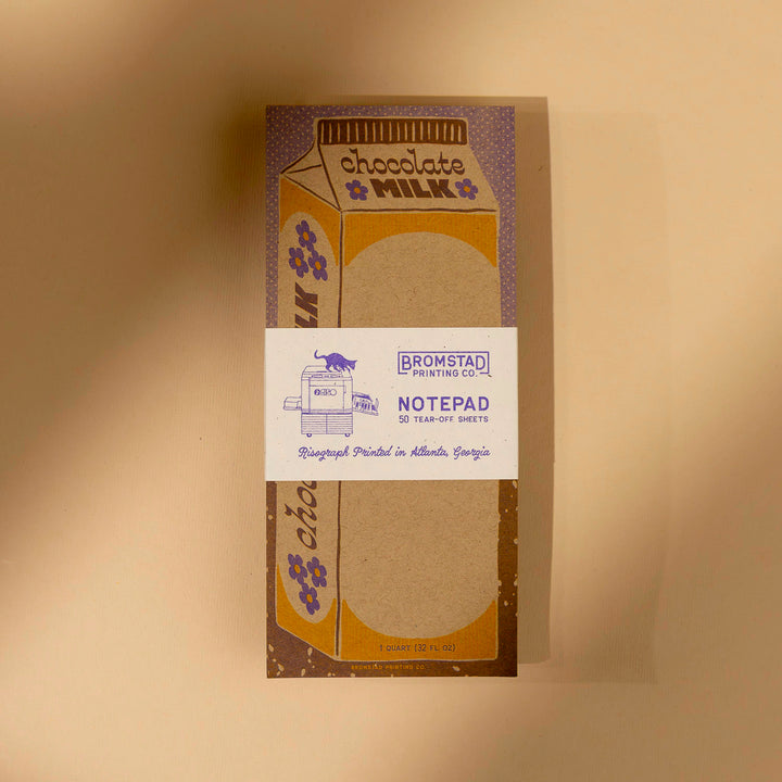 Chocolate Milk Notepad
