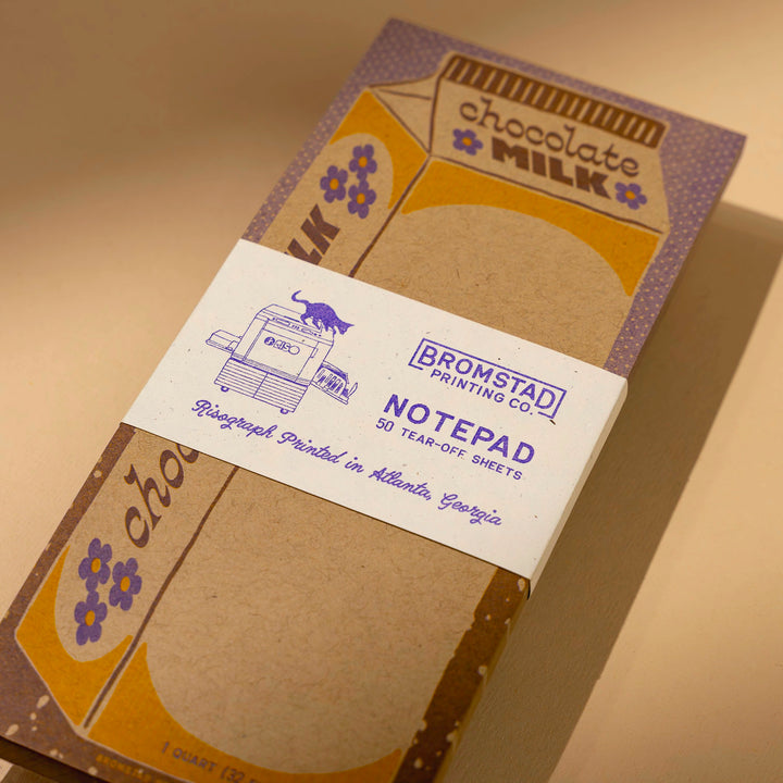 Chocolate Milk Notepad
