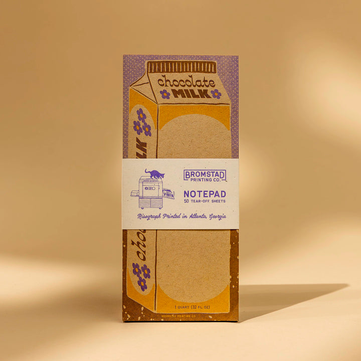 Chocolate Milk Notepad