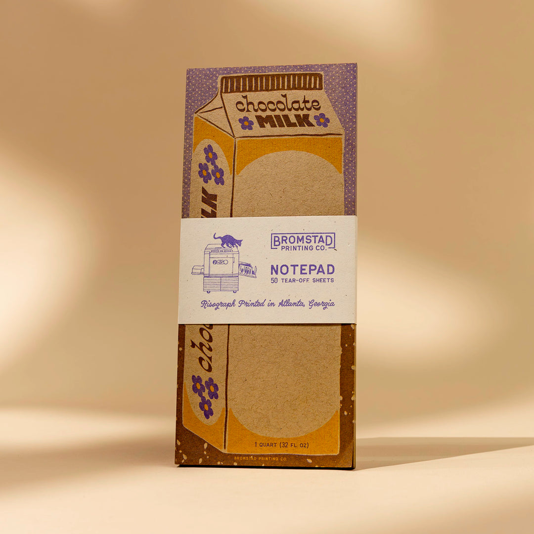 Chocolate Milk Notepad