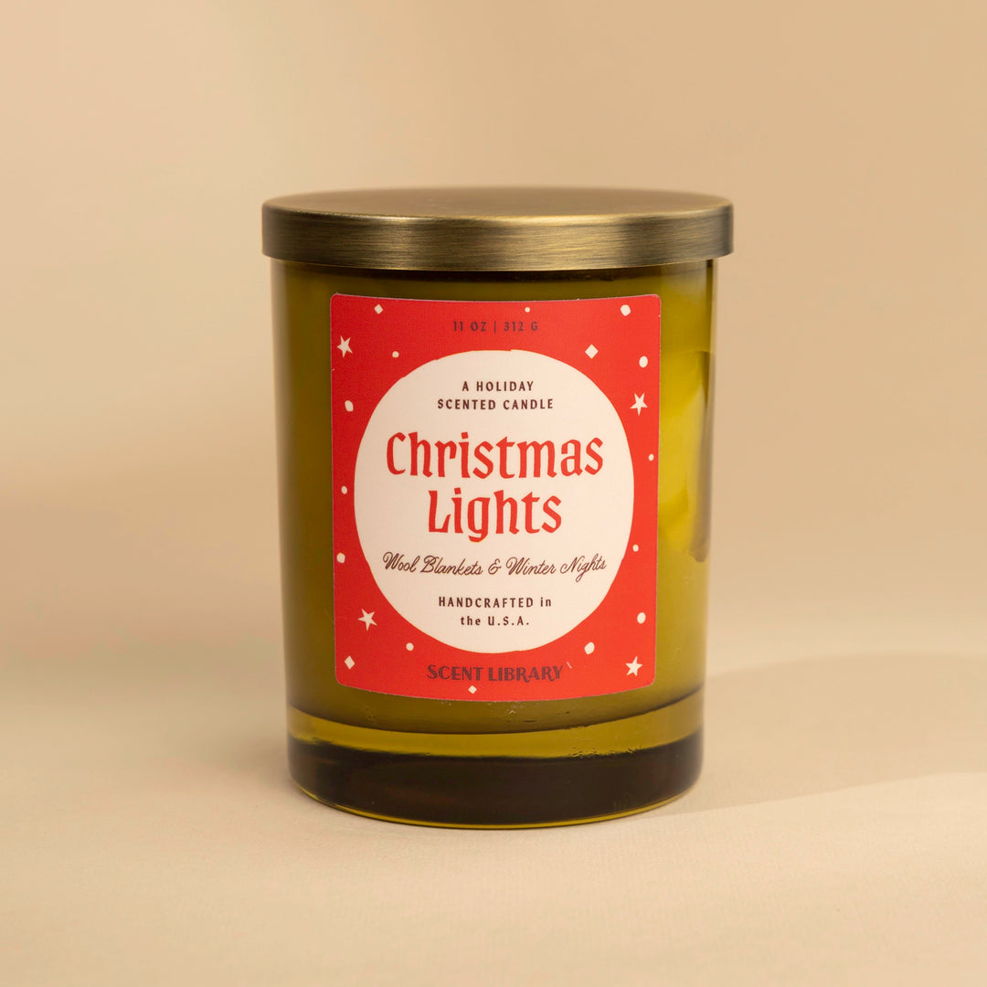 Christmas Lights Candle