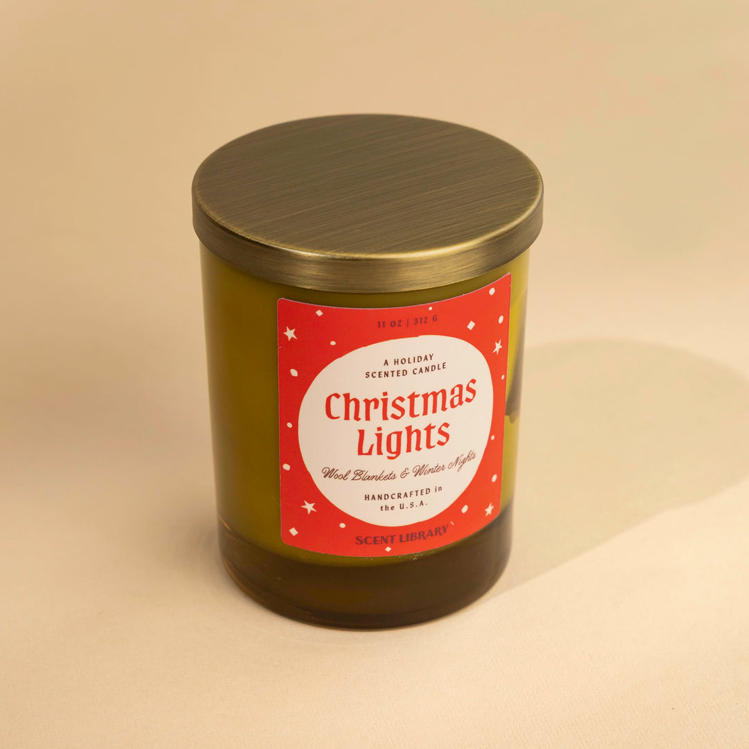 Christmas Lights Candle