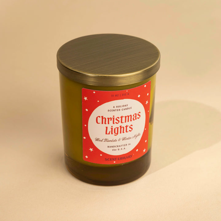 Christmas Lights Candle