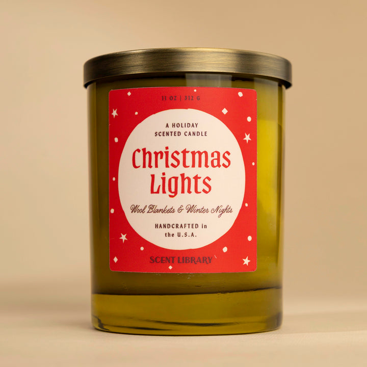 Christmas Lights Candle
