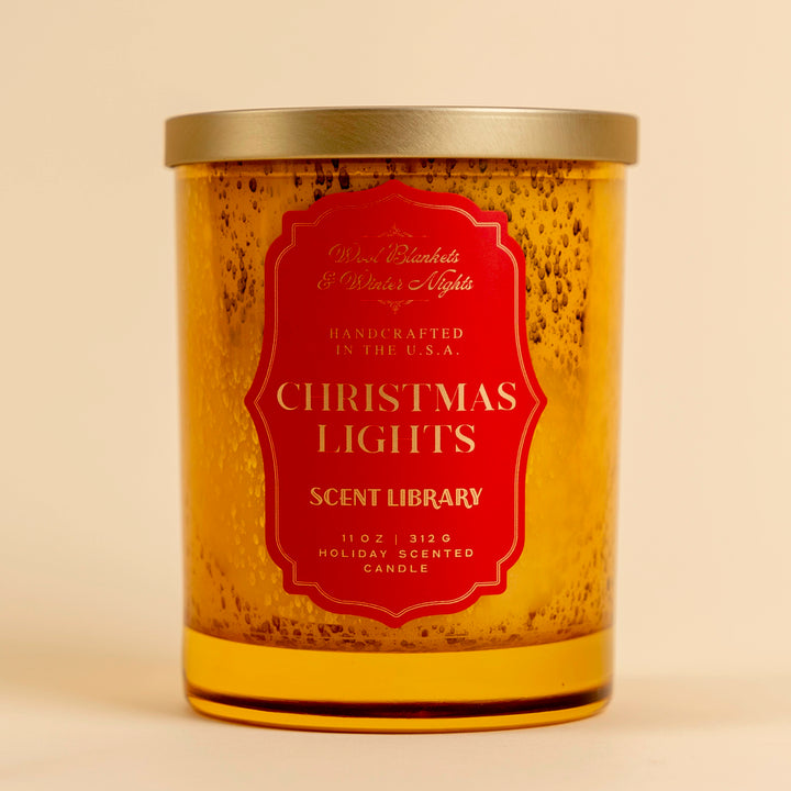 Christmas Lights Candle