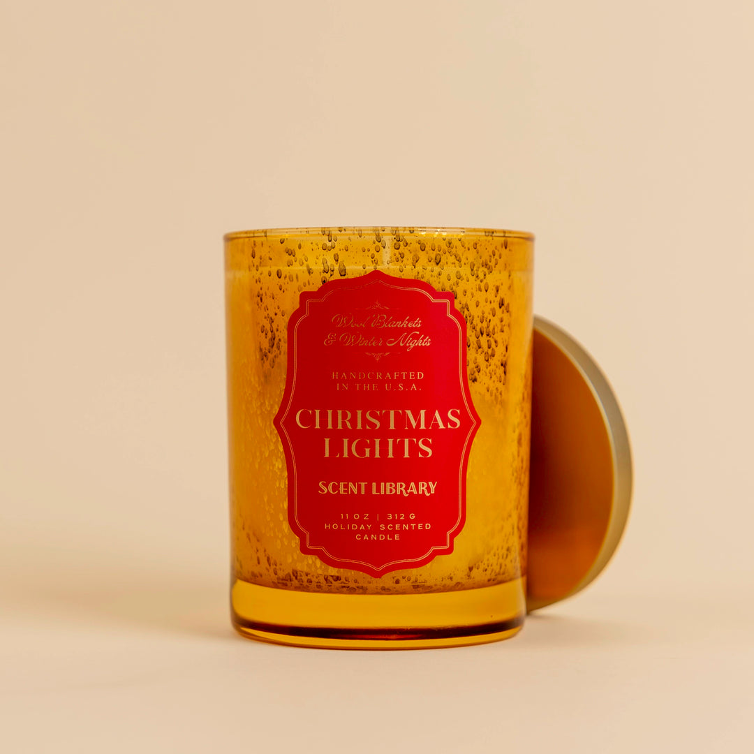 Christmas Lights Candle
