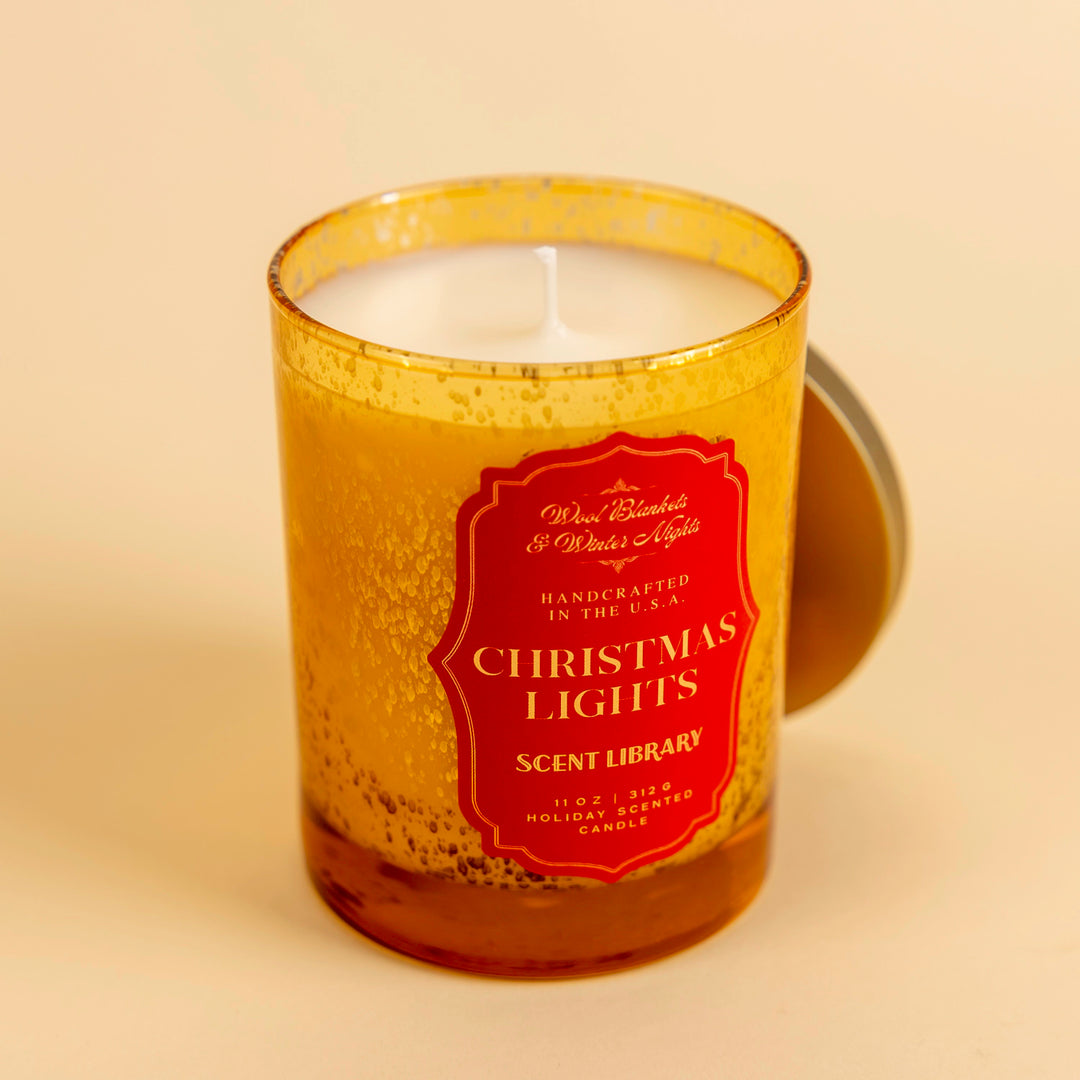 Christmas Lights Candle