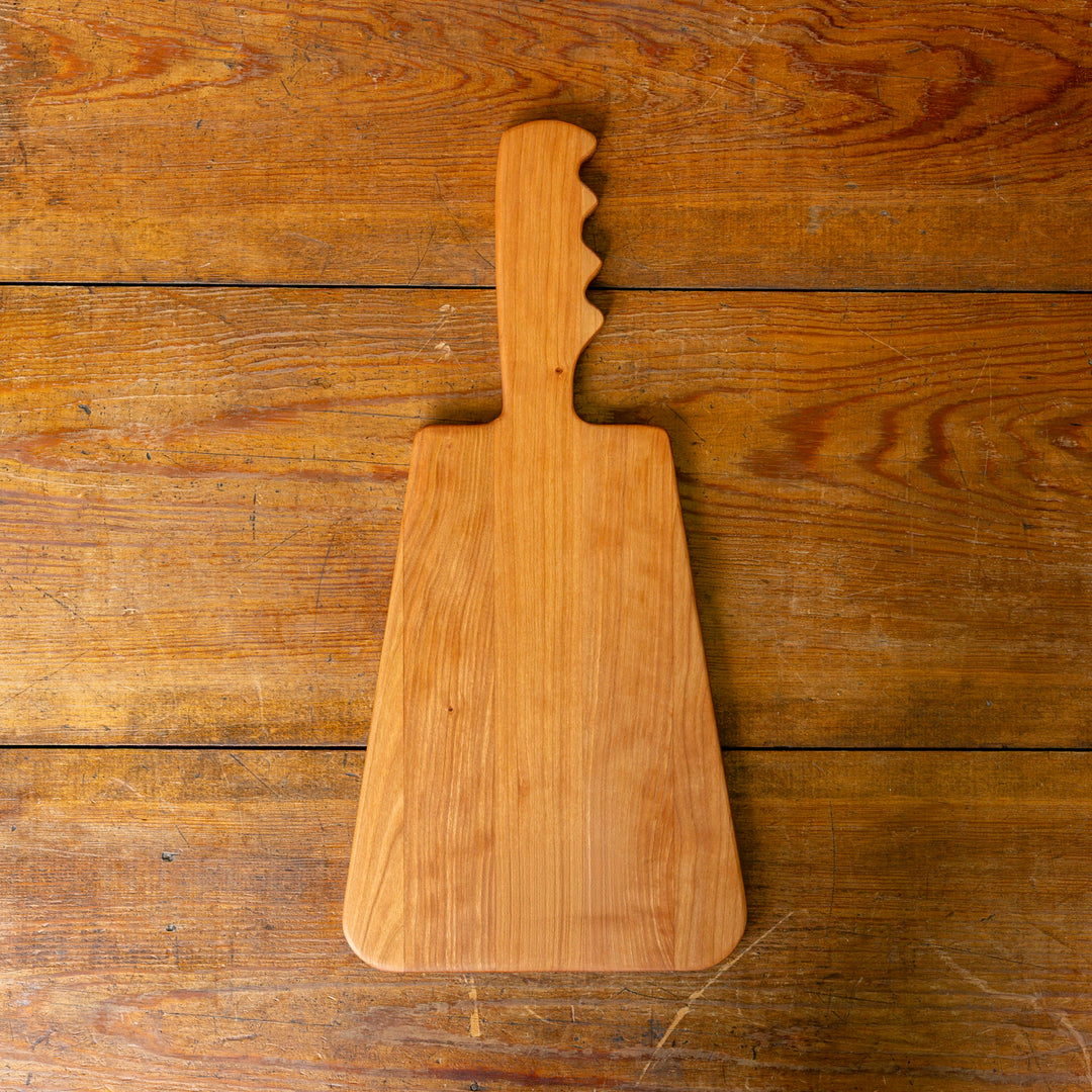 Cherry Cowbell Serving Board | Baseball Mark