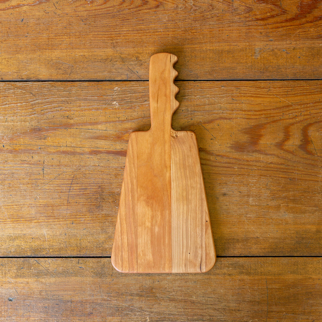 Cherry Cowbell Serving Board | Baseball Mark