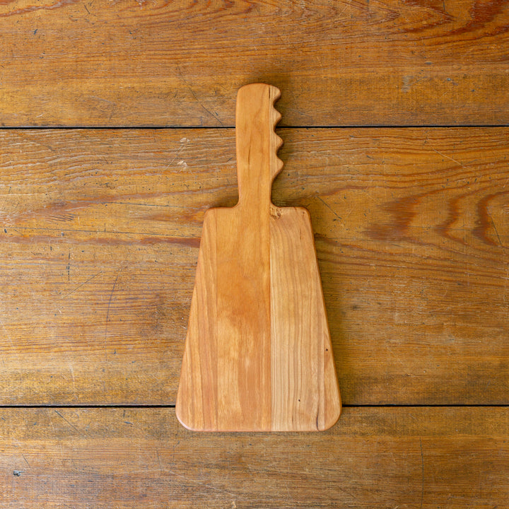 Cherry Cowbell Serving Board | Baseball Mark