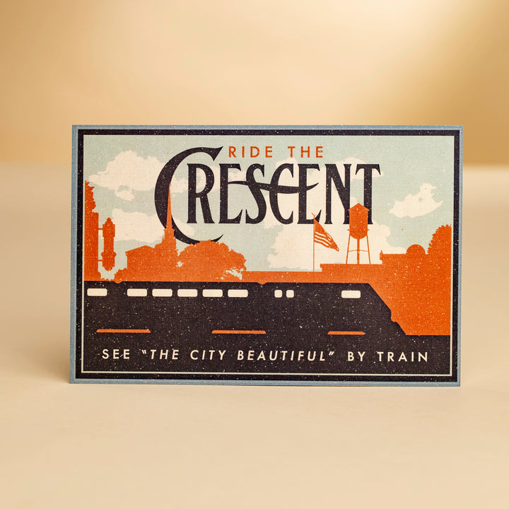 Crescent Line Laurel Postcard Souvenir