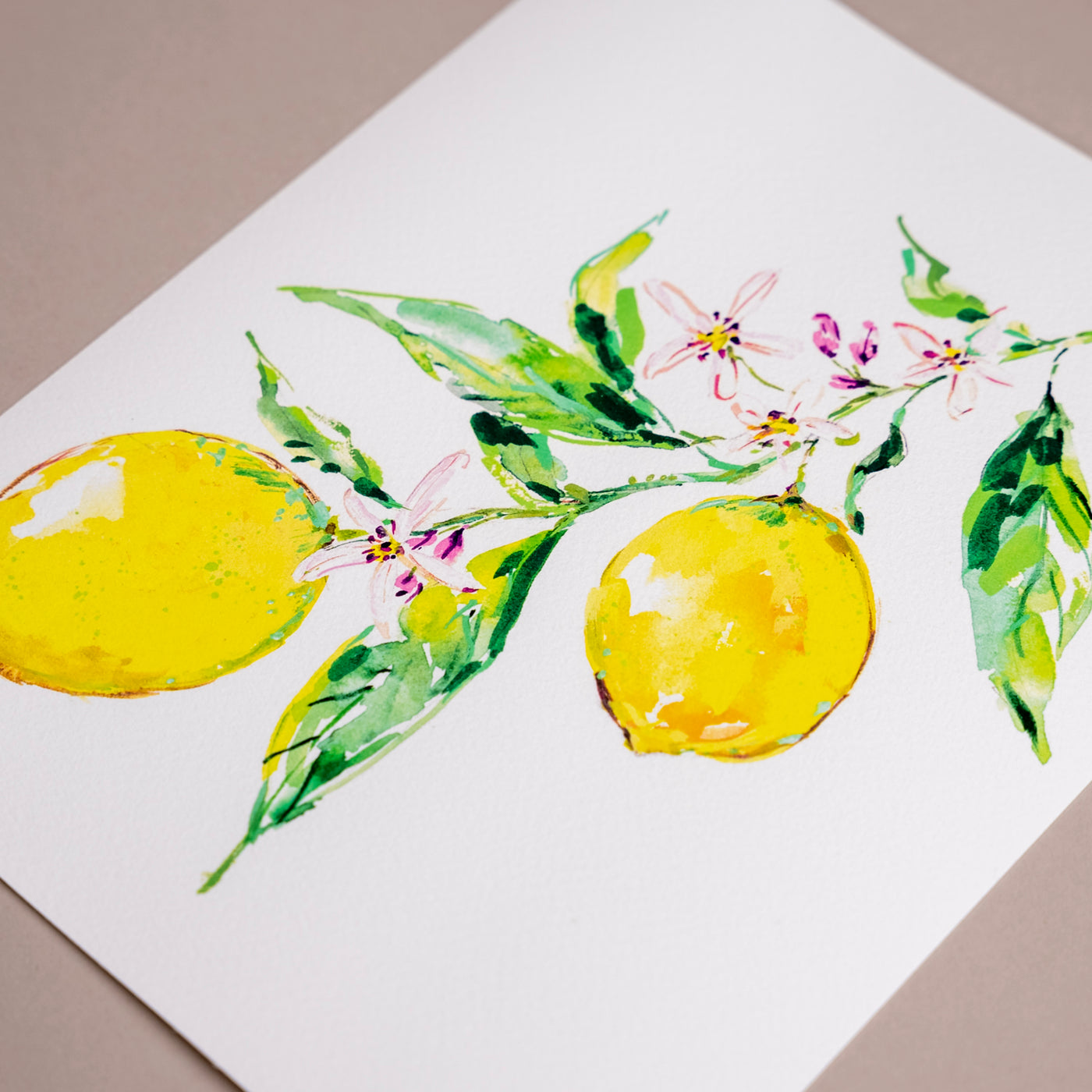 Lemons Art Print