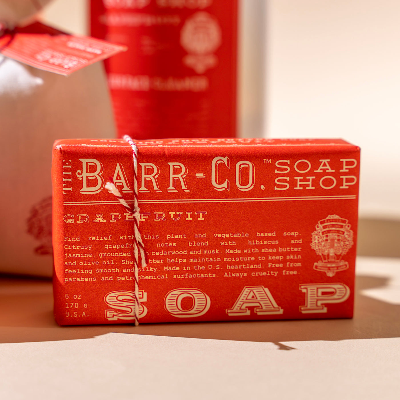 Barr-Co. Grapefruit Triple Milled Bar Soap