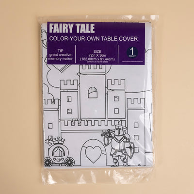 Fairy Tale Coloring Table Cover