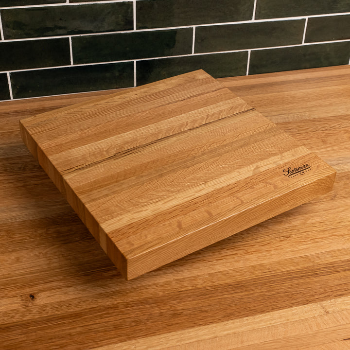 White Oak Square Cake Stand