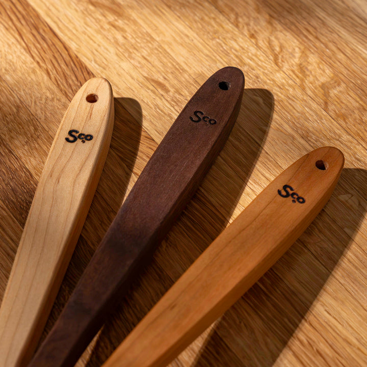 Wooden Dough Whisk -Double