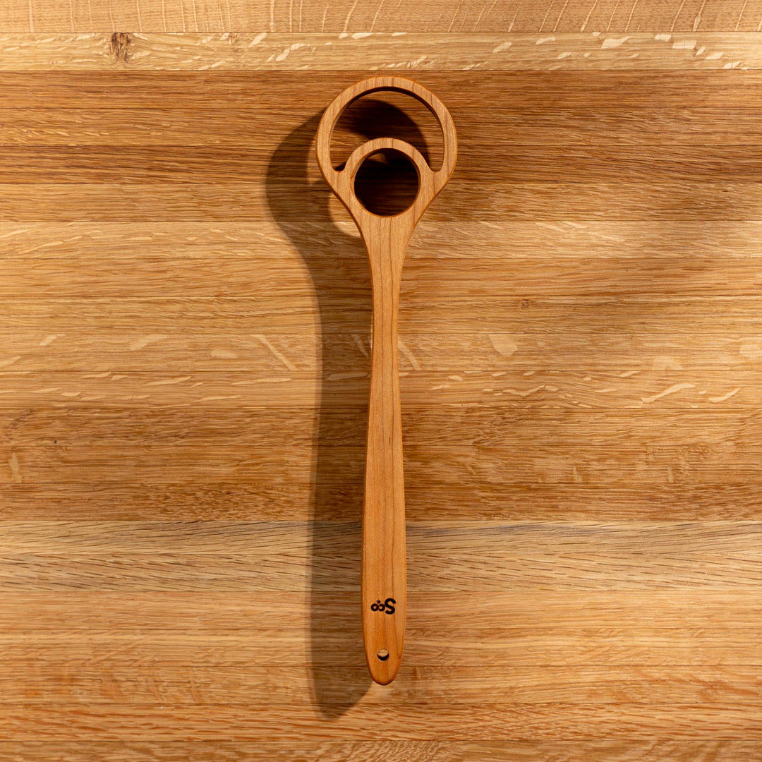 Wooden Dough Whisk -Double