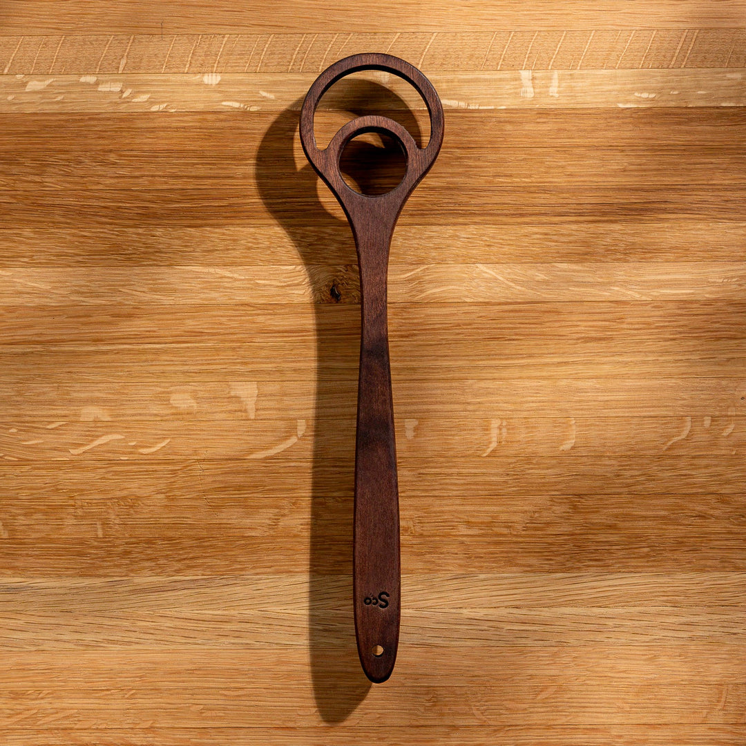 Wooden Dough Whisk -Double