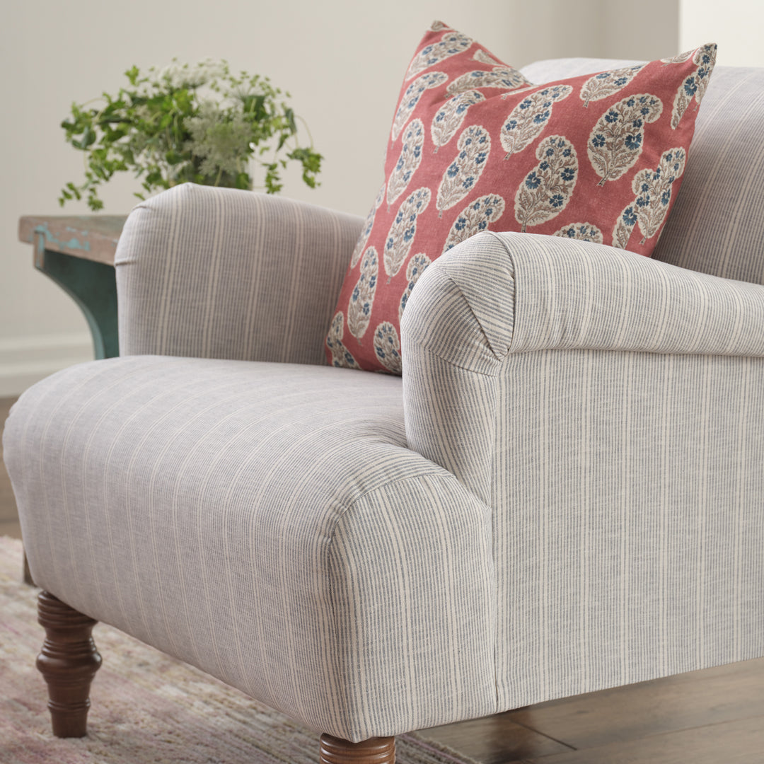 Emerson Chair - Putty Tybee Stripe