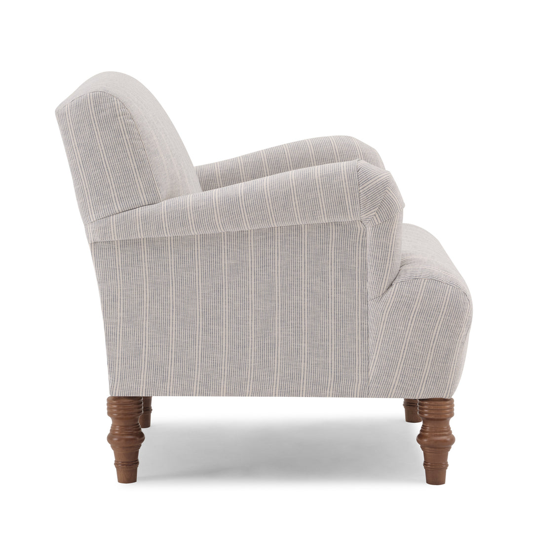 Emerson Chair - Putty Tybee Stripe