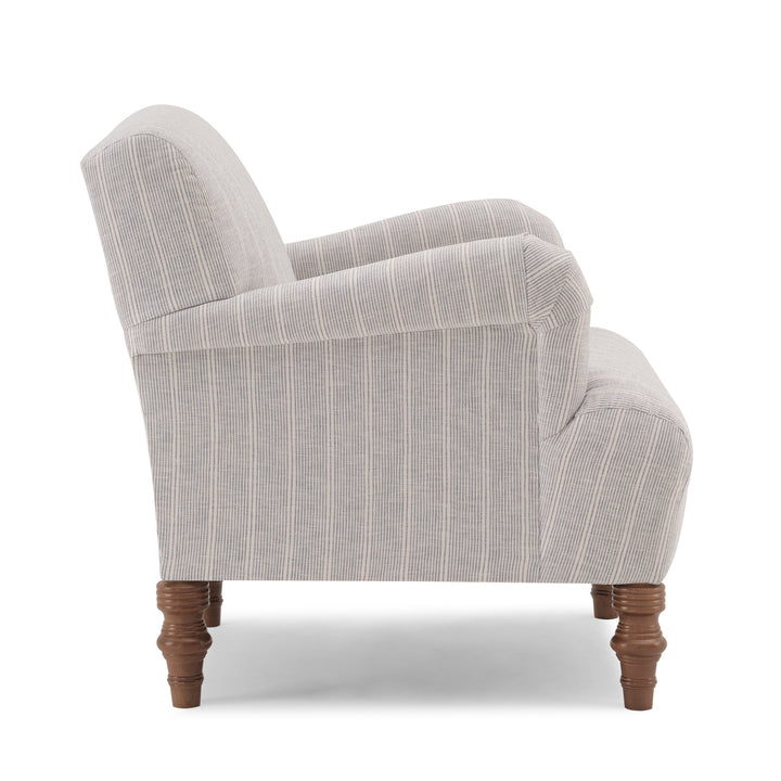 Emerson Chair - Putty Tybee Stripe