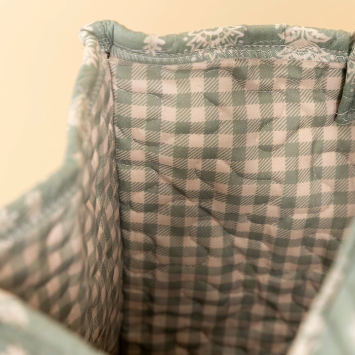 Erin &amp; Ben Co. Clover Sage Quilted Tote Bag