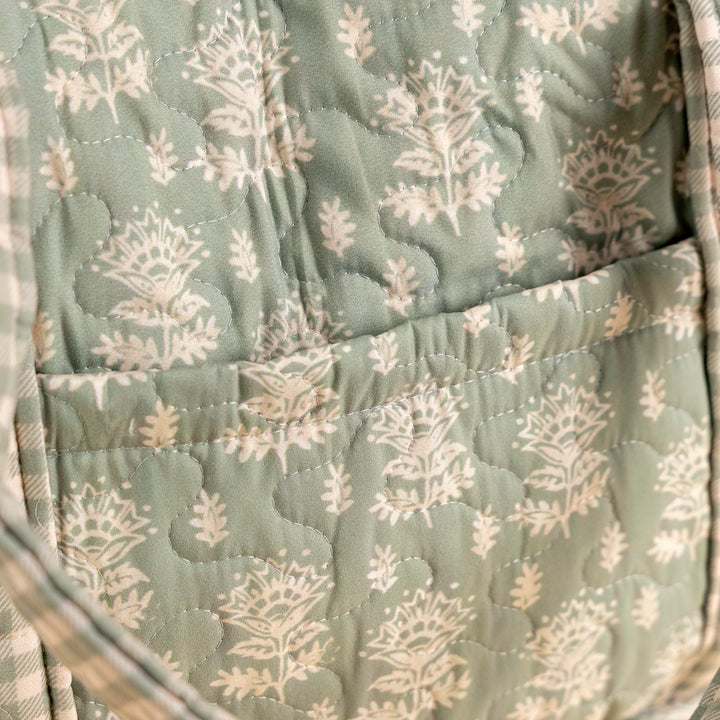 Erin &amp; Ben Co. Clover Sage Zipper Tote Bag