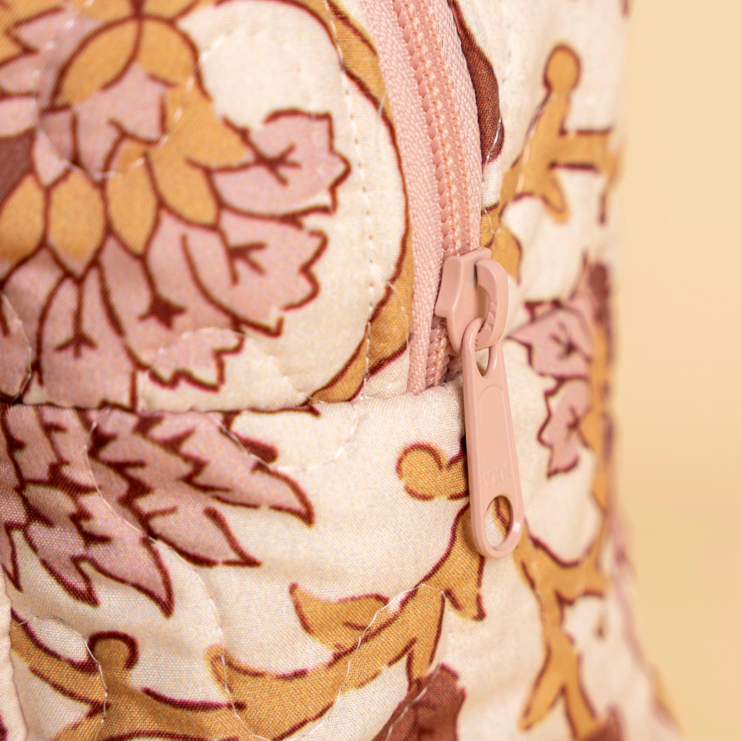 Erin &amp; Ben Co. Heritage Scroll Rose Quilted Makeup Bag