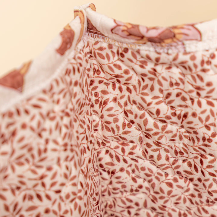 Erin &amp; Ben Co. Heritage Scroll Rose Quilted Tote Bag