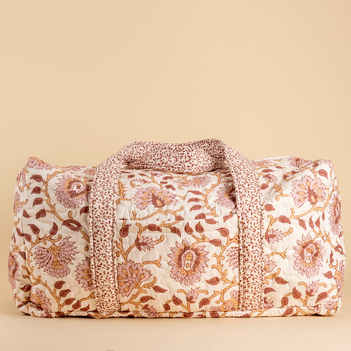 Erin &amp; Ben Co. Heritage Scroll Rose Weekender Duffle Bag