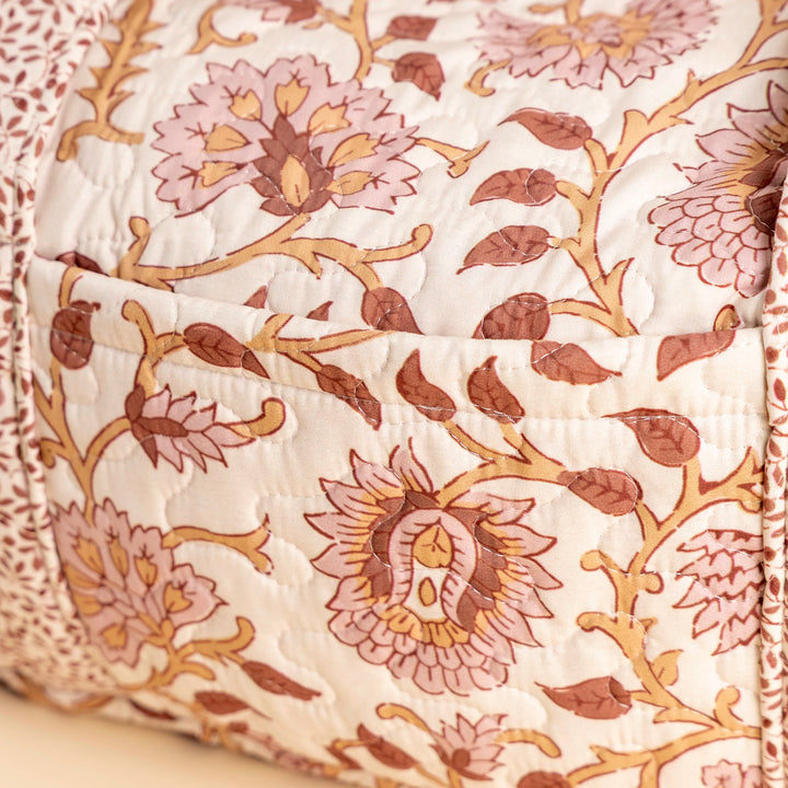 Erin &amp; Ben Co. Heritage Scroll Rose Weekender Duffle Bag