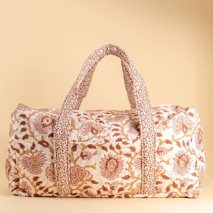 Erin &amp; Ben Co. Heritage Scroll Rose Weekender Duffle Bag