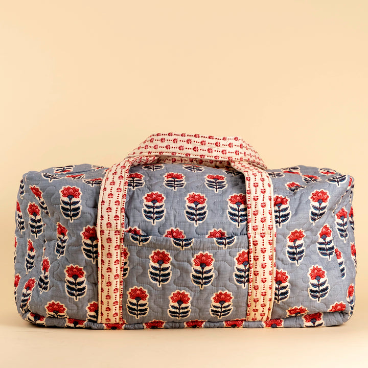 Erin &amp; Ben Co. Sadie Floral Blue Weekender Duffle Bag