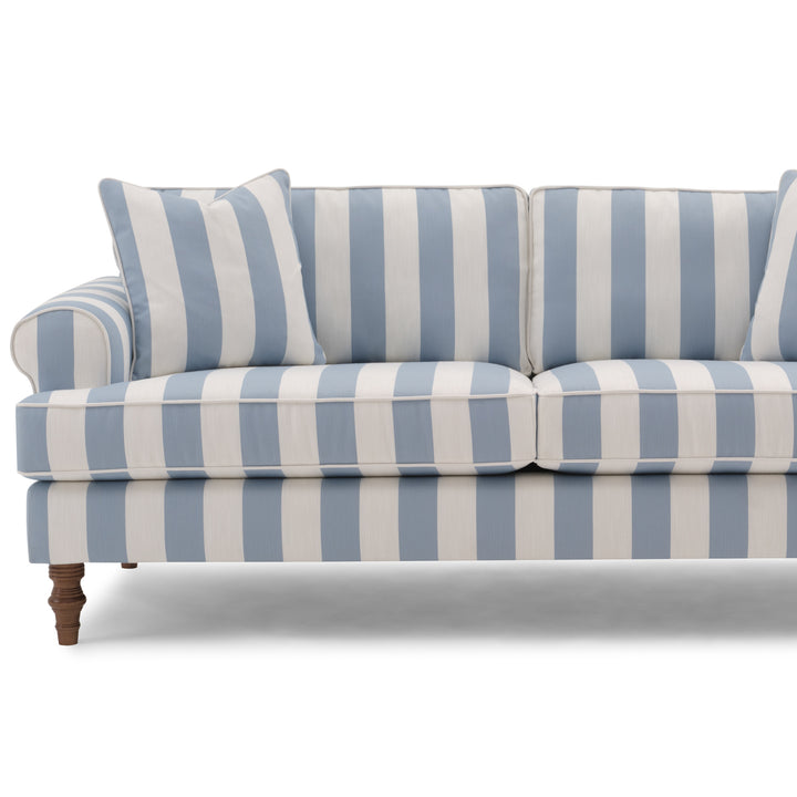 Faulkner Sofa - Cloud Cabana Stripe
