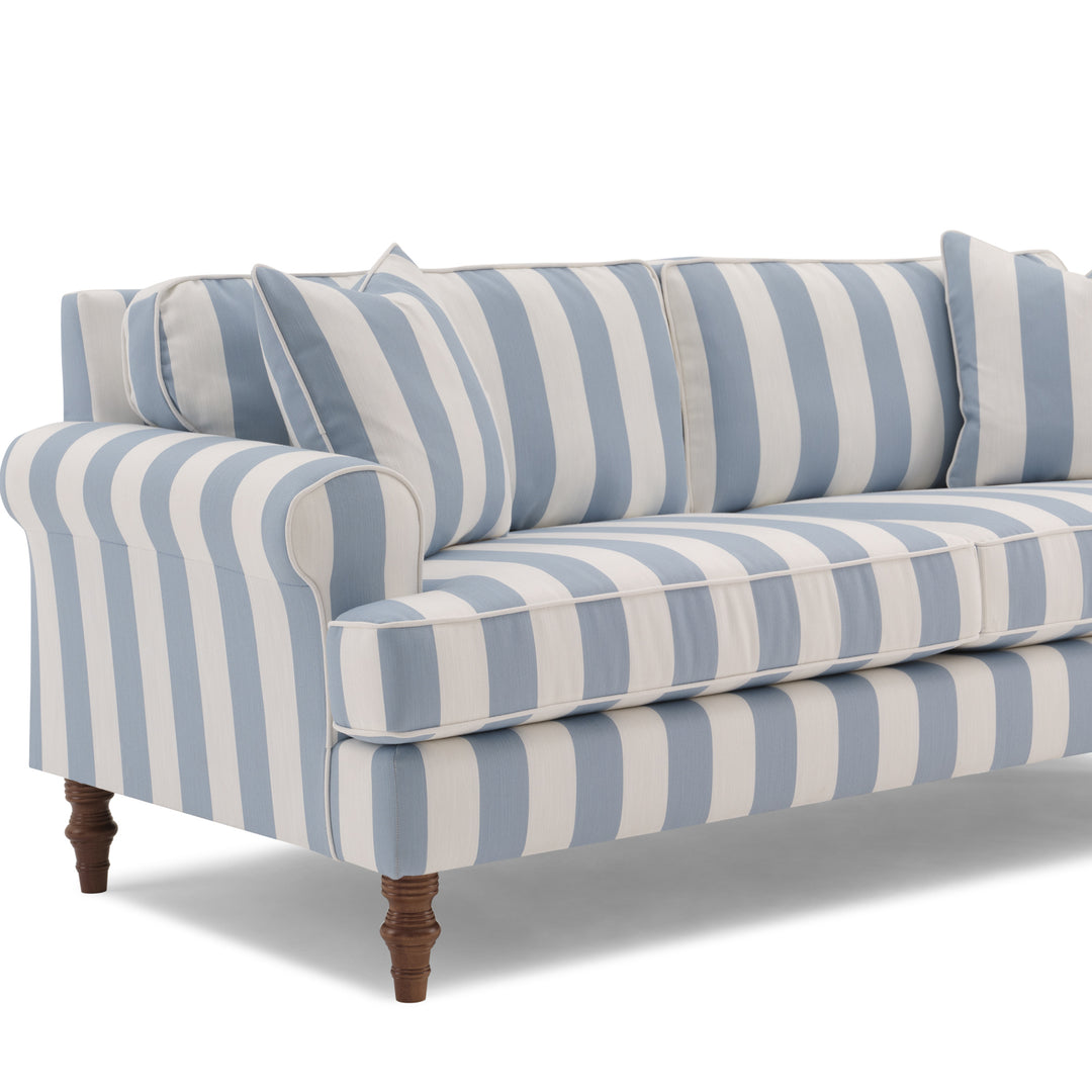 Faulkner Sofa - Cloud Cabana Stripe