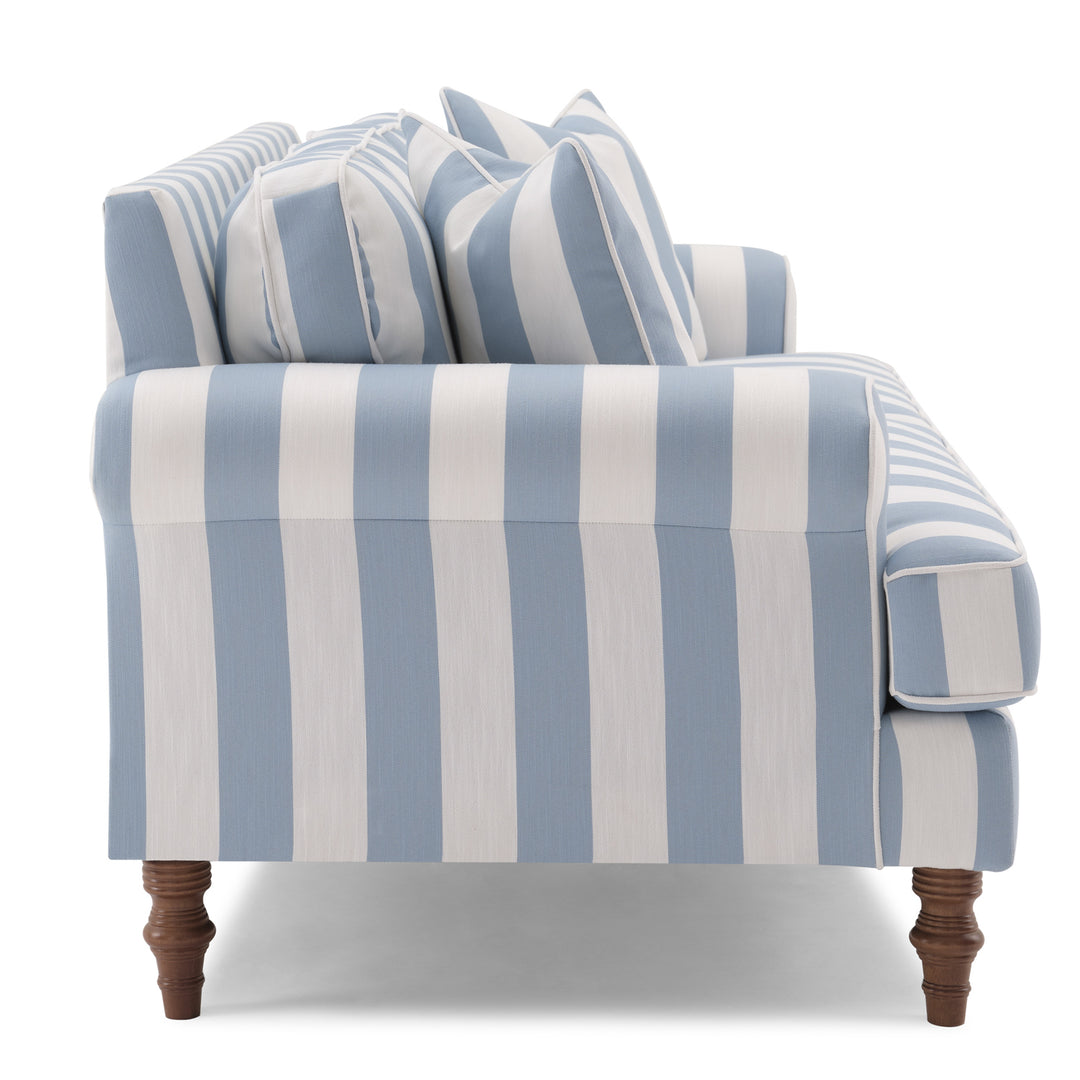 Faulkner Sofa - Cloud Cabana Stripe