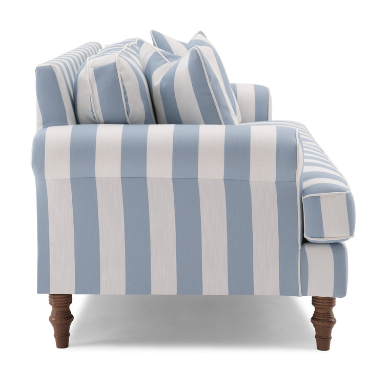 Faulkner Sofa - Cloud Cabana Stripe