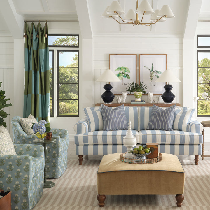 Faulkner Sofa - Cloud Cabana Stripe