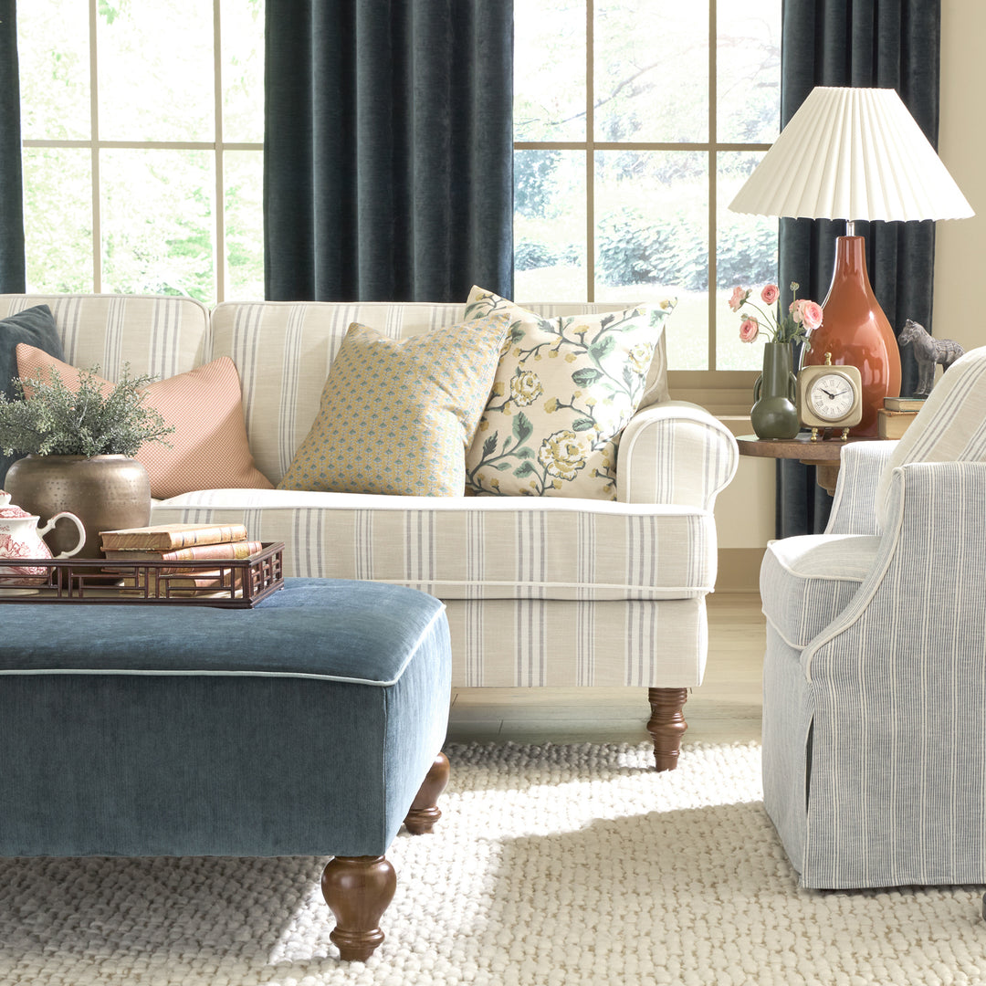 Faulkner Sofa - Twine Sundae Stripe