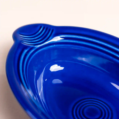 Fiesta twilight blue small oval casserole dish