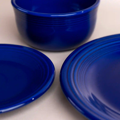 Fiesta twilight blue dinner plate salad plate and gusto bowl.